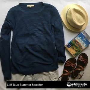 Loft Blue Summer Sweater